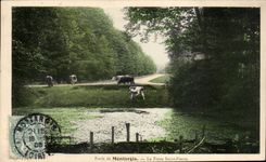 CPA Bohrgerat von Montargis welches das Grube Saint Pierre einschuchtert