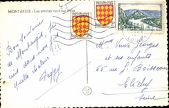 CPSM Montargis alte Strassen auf Wasser