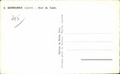 CPSM Montargis Rand des Kanals