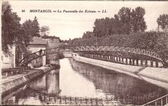 CPA Montargis der Steg der Verschlusse