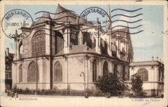 CPA Montargis the apse of the church