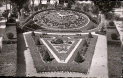 CPSM the flowered clock Olivet