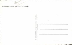 CPSM the flowered clock Olivet