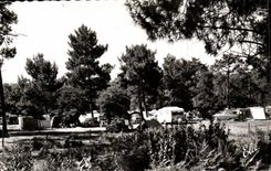 CPSM Bassin d'Arcachon Un terrain de camping