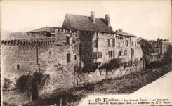 CPA Saint Emilion large pits walls Old home of Malet