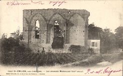 CPA Saint Emilion close Libourne large walls