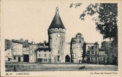 CPA Libourne der Aufsatz des grossen Hafens