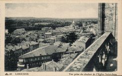 CPA Libourne Saint gesehen vom Glockeaufsatz der Kirche Jean
