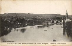 CPA Libourne View panoramisch und Rander vom Dordogne gesehen vom Hillock von Fronsac