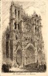CPA the cathedral of Amiens