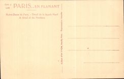 CPA Paris Eglise Notre Dame Detail de la facade nord 