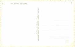 CPSM Cinema Actor Actress Daniele Delorme