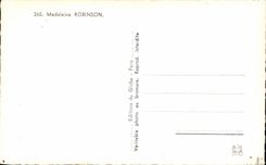 CPSM Cinema Actor Actress Madeleine Robinson