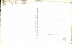 CPSM Schauspieler-Schauspielerin-Kino Gisele Pascal