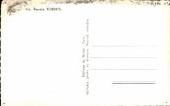 CPSM Actor Actress Cinema Pascale Roberts