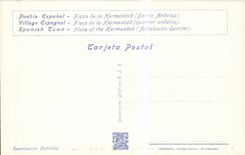 CPA Spain Spain Espana Exposicion Internacional de Barcelona 1929 El patio del Farolillo