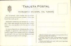 CPA Spain Spain Espana Exposicion Internacional de Barcelona Pueblo Espanol Fixes of Arcos