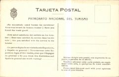 CPA Spain Spain Espana Exposicion Internacional de Barcelona Pueblo Espanol Fixes of Caballeros