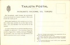 CPA Spain Spain Espana Exposicion Internacional de Barcelona Avenida of Reina Maria Cristina Desde Plaza de Espa