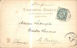 CPA Spain Spain Espana San Sebastian Playa de Banos