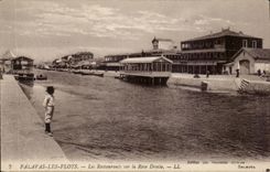 CPA Palavas Floods restaurants on Right Bank