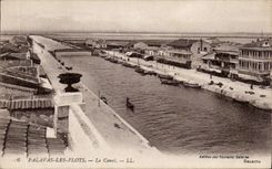 CPA Palavas Floods the canal