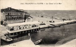 CPA Palavas floods the canal and sea