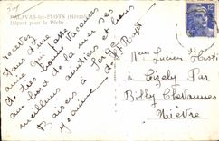 CPA Palavas the floods Departure for the sin