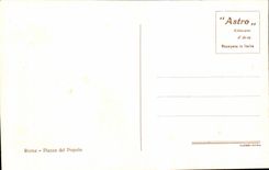 CPA Italien Italien Rom Marktplatz LED popolo