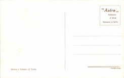 CPA Italien Italien Rom Tempio di VEsta