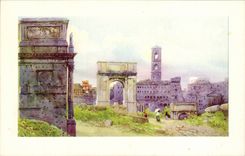 CPA Italien Italien Rom Foro Romano