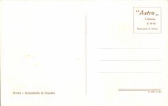 CPA Italien Italien Rom Acquedotto di Claudio