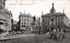 CPA Italy Italia Milano Piazza Cordusio