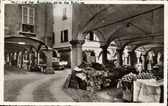 CPA Suisse Lugano Arcades de la via Pessina