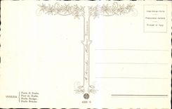 CPA Italy Italia Venezia Big shot di Rialto