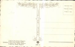 CPA Italy Italia Venezia Insulated di San Giorgio Maggiore