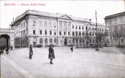 CPA Italy Italia Milano Piazza della Scala