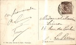 Italy - Italia - Italy - Ventimiglia - Vecchia via LED anticca citta - CPA