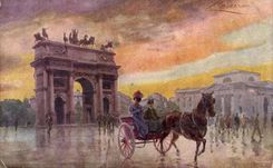 Italy - Italy - Italia - Milano - Milan - Arco della Pace - CPA