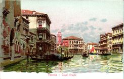 Italia - Italy - Italy - Venice - Venezia - Canal Large - CPA