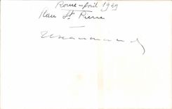 CARTE PHOTO Italia - Italie - Italy - Rome - Roma - Avril 1929 - Place St Pierre CPA 