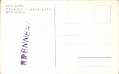 Italia - Italy - Italy - Merano - Maia Alta - Park Hotel - CPA