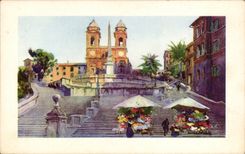 Italia - Italie - Italy - Rome - Roma - Piazza di Spagna - CPA 