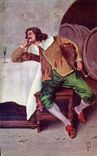 Fantaisie - Homme - Vin - wine - Noble costume - CPA 