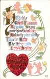 Flowers - Valentine' S Day - Cupid - Heart - Heart - Lovesong - CPA
