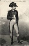 CPA Napoleon Bonaprte in Malmaison according to the drawing of Isabey