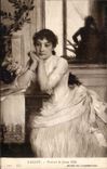 CPA Gallot Portrait de jeune fille