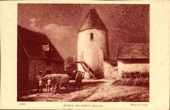 CPA Maurice Grun Retour des champs Attelage Boeufs