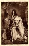 CPA Museum of Louvre Paris Portrait of Louis XIV