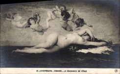 CPA Paris Museum of Luxembourg Cabanel birth of Come